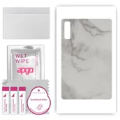 Akcesoria do tabletów i e-booków - folia naklejka skórka strukturalna na TYŁ do Lenovo Tab M10 5G - Marmur Szary - apgo SKINS - miniaturka - grafika 1