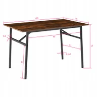 Stoły - Stół Swansea 120x75x76 cm - miniaturka - grafika 1