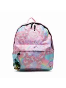 Plecaki - Plecak Holographic Rainbow Crest Backpack YVLR-645 Różowy - HYPE - miniaturka - grafika 1