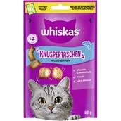 Przysmaki dla psów - Whiskas Przysmaki , Chrupiące Kieszonki Łosoś 6x60 g - miniaturka - grafika 1