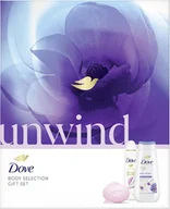 Mydła - Dove Unwind Zestaw damski żel pod prysznic + mydło + dezodorant w sprayu - miniaturka - grafika 1