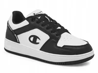Moda i Uroda OUTLET - BUTY sportowe CHAMPION REBOUND LOW S32415-WW019 biało czarne 37,5 - miniaturka - grafika 1