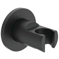 Akcesoria do armatury i ceramiki - Ideal Standard ALU+ - Uchwyt prysznicowy, jedwabiście czarny BC806XG - miniaturka - grafika 1