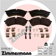 Klocki hamulcowe - Klocki hamulcowe - komplet ZIMMERMANN 22178.210.2 - miniaturka - grafika 1
