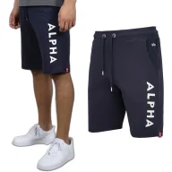 Odzież taktyczna i umundurowanie - Spodenki Alpha Industries Jersey 116366 07 - Granatowe - miniaturka - grafika 1