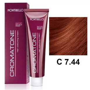 Montibello Farba CROMATONE C nr 7.44 60ml - Farby do włosów i szampony koloryzujące - miniaturka - grafika 1