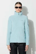 Bluzy damskie - Columbia bluza sportowa Fast Trek II damska kolor turkusowy gładka - miniaturka - grafika 1
