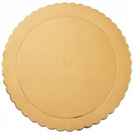 Pozostałe akcesoria kuchenne - Podkład pod tort, ciasto złoty 32 cm kod: O-871411 - miniaturka - grafika 1