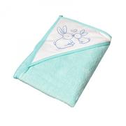 Okrycia kąpielowe dla dzieci - Ręcznik dla niemowlaka Okrycie kapielowe Bawełna - miniaturka - grafika 1