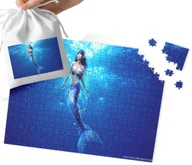 Puzzle - Puzzle Tradycyjne - Syrenka Syrena Super Wzory Prezent 252El + Woreczek - miniaturka - grafika 1