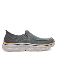 Półbuty męskie - Półbuty Skechers Remaxed-Fenick 204839/CHAR Szary - miniaturka - grafika 1