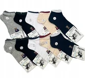 Skarpetki męskie - Skarpetki Męskie 10-PAK Pesail Kolorowe z Misiem 95% Bawełna Skatpety 40-44 - miniaturka - grafika 1