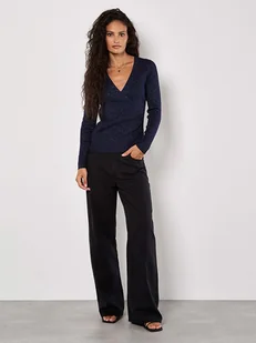 Apricot Sweter w kolorze granatowym - Swetry damskie - miniaturka - grafika 1