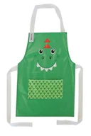 Śliniaki i fartuszki - Zoocchini Fartuszek Dla Dziecka Do Przedszkola Dinozaur Devin - miniaturka - grafika 1
