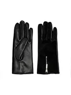 Rękawiczki - ONLY Women's ONLELINOR Leather Gloves Acc rękawiczki, czarne, jeden rozmiar, czarny, Rozmiar Uniwersalny - miniaturka - grafika 1