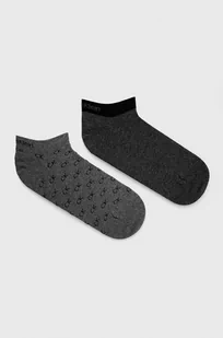 Calvin Klein Skarpetki (2-pack) męskie kolor szary - Skarpetki męskie - miniaturka - grafika 1