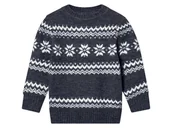 Swetry dla chłopców - lupilu® Sweter chłopięcy (122/128, Granatowy) - miniaturka - grafika 1