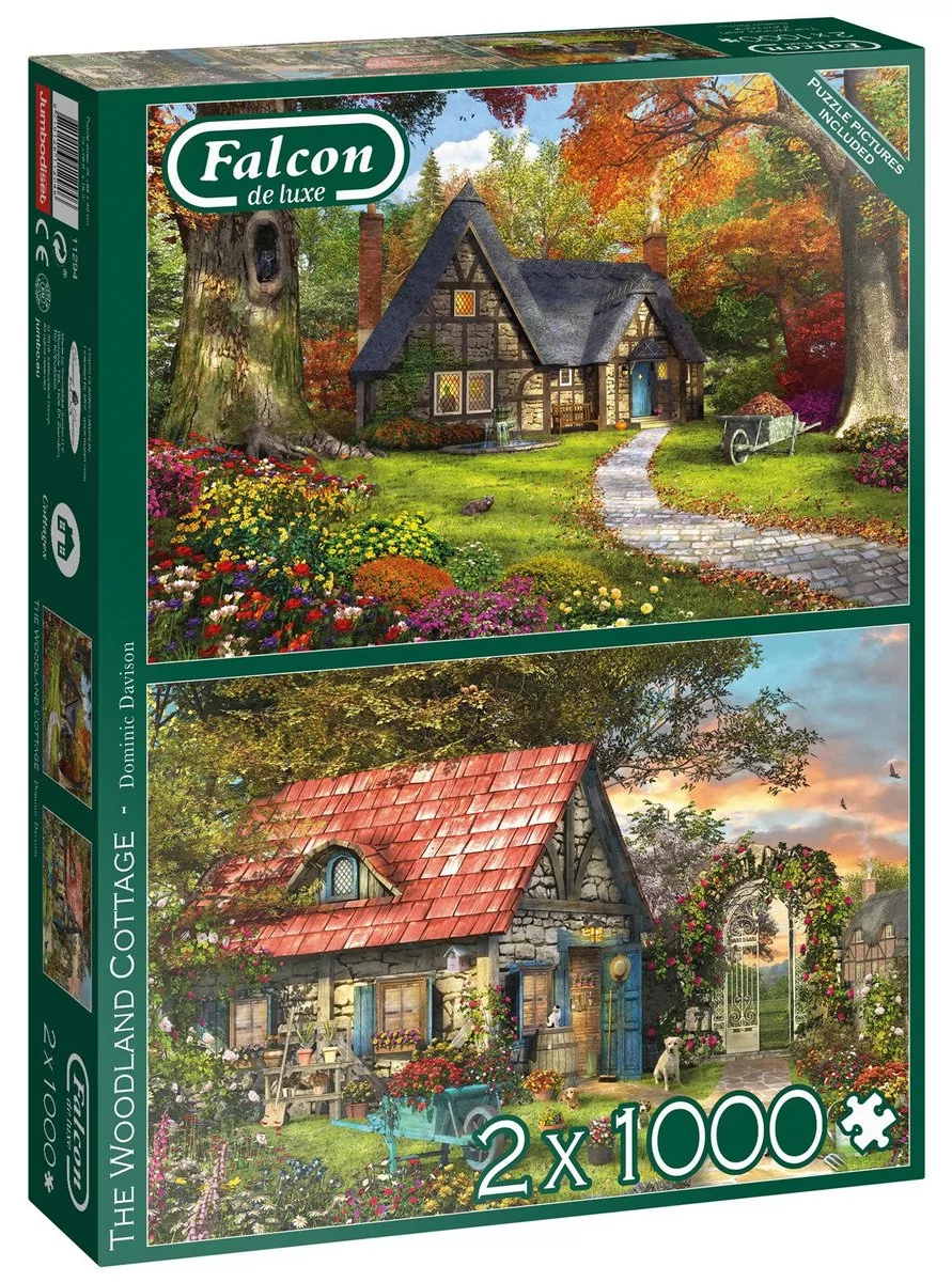 Falcon Puzzle 2x1000 Domek pod lasem G3