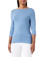 Koszulki i topy damskie - VERO MODA Damska koszulka z długim rękawem, coronet blue, S - miniaturka - grafika 1