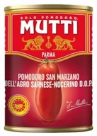 Sosy w słoikach - Mutti Pomodoro San Marzano DOP - całe pomidory bez skórki (400 g) - miniaturka - grafika 1