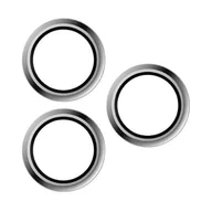 Pozostałe akcesoria do telefonów - Szkło hartowane na obiektyw HAMMER GLASS Lens Protector do Apple iPhone 16 Pro/16 Pro Max Srebrny - miniaturka - grafika 1