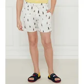 Spodnie i spodenki dla chłopców - Tommy Hilfiger Lniane szorty | Regular Fit - miniaturka - grafika 1