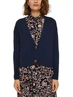 Kurtki damskie - ESPRIT Damska kurtka z dzianiny, 400/granatowy., XL - miniaturka - grafika 1