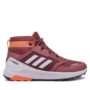 Trekkingi adidas Terrex Trailmaker Mid RAIN.RDY ID0925 Brązowy - Buty trekkingowe damskie - miniaturka - grafika 1
