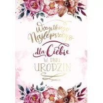Karnet B6 PR-354 Urodziny - Kartki okolicznościowe i zaproszenia - miniaturka - grafika 1