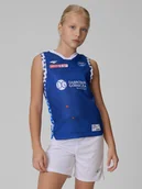 Koszulki dla chłopców - 4F Koszulka meczowa replika wyjazdowa z sezonu 2025/26 dziecięca 4F x MKS Dąbrowa Górnicza - niebieska 98/104 - miniaturka - grafika 1