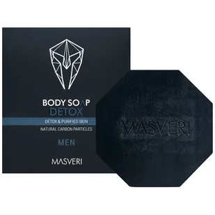 Masveri, Body Soap Detox, Detoksykujące Mydło Do Ciała, 100g - Mydła - miniaturka - grafika 1