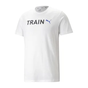 Koszulka fitness męska PUMA Graphic Tee Training - Koszulki sportowe damskie - miniaturka - grafika 1
