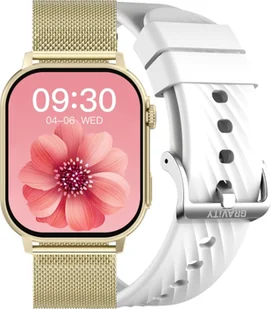 Gravity GT15-10 GD/GD/WH Złoty - Smartwatch - miniaturka - grafika 1