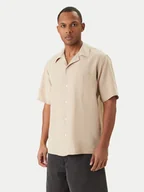 Koszule męskie - Guess Koszula F6GH01 WN202 Beżowy Regular Fit - miniaturka - grafika 1