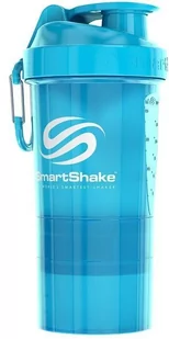 SmartShake, Original2Go, Shaker Neon Blue, Pojemność, 600 ml - Shakery i bidony sportowe - miniaturka - grafika 1