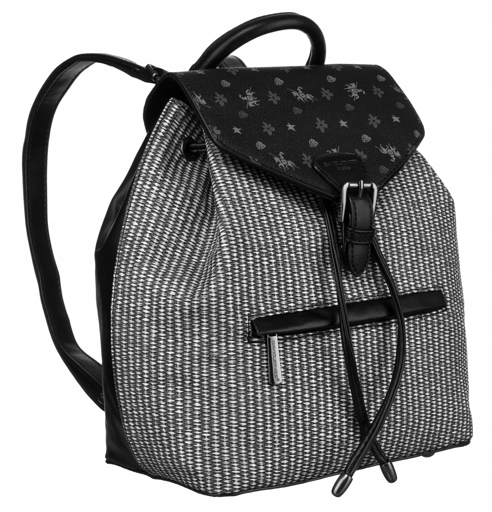 Plecak damski modny plecaczek z klapką miejski pojemny David Jones