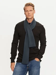 Tommy Hilfiger Szalik AM0AM12839 Granatowy - Apaszki i szaliki męskie - miniaturka - grafika 1