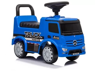 Import LEANToys Jeździk Mercedes Antos 656 Niebieski Dźwięk Klakson Reflektory Światła LT-7662-0 - Jeździki dla dzieci - miniaturka - grafika 1