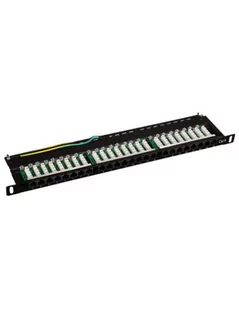 Patch panel OPTIMUM UTP kat.6 24 porty LSA 0.5U - Pozostałe akcesoria sieciowe - miniaturka - grafika 1