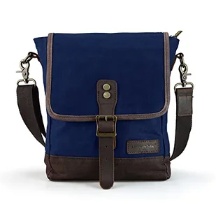 SHANGRI-LA Torba męska, torba na ramię, torba na ramię, plecak crossbody, torba kurierska, torba podróżna dla kobiet i mężczyzn, do pracy, podróży, na co dzień, Niebieski-mały, S - Torby podróżne - miniaturka - grafika 1