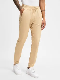 Tommy Jeans Męskie spodnie materiałowe - TJM Austin Mężczyźni Bawełna beżowy jednolity, M - Spodnie męskie - miniaturka - grafika 1
