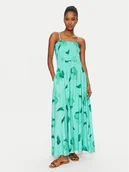 Sukienki - Seafolly Sukienka letnia Secret Garden 55375-DR Zielony Regular Fit - miniaturka - grafika 1