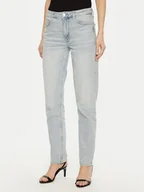 Spodnie damskie - Calvin Klein Jeansy K20K208111 Niebieski Slim Fit - miniaturka - grafika 1