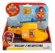 Samochody i pojazdy dla dzieci - Feuerwehrmann Sam Junior Wallaby 2 z Krystyn - miniaturka - grafika 1