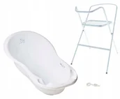 Wanienki dla dzieci - WANIENKA DLA DZIECKA WANNA TEGA BABY ZESTAW 3w1 WANNA + KOREK + STOJAK - miniaturka - grafika 1