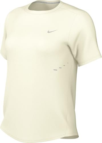 Nike Swift Dri-Fit HM9698-133, top do biegania z krótkim rękawem, dla kobiet, Sail/Reflective Silv, HM9698-133, S