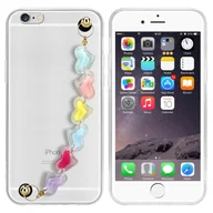 Etui i futerały do telefonów - Etui Cadorabo do Apple iPhone 6 / 6S w przezroczystym etui na telefon komórkowy Etui TPU na łańcuszek na nadgarstek - miniaturka - grafika 1