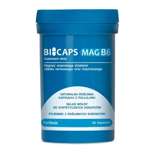 Formeds Magnez + b6 Formeds BIOCAPS MAG B6 60 kps. (30 por.) 352 - Witaminy i minerały - miniaturka - grafika 1