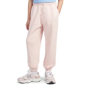 Spodnie dziecięce New Balance LAKG0058PIE - różowe - Spodnie i spodenki dla dziewczynek - miniaturka - grafika 1