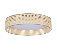 Lampy sufitowe - Duolla - LED Plafon ROLLER LED/24W/230V śr. 45 cm rattan - miniaturka - grafika 1